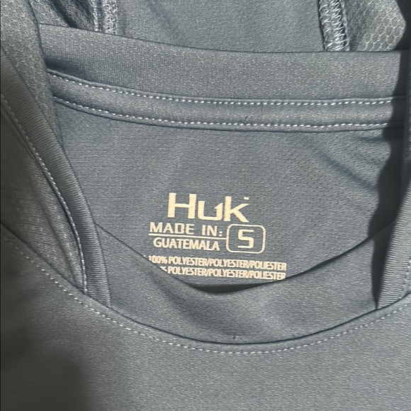 Huk Blue Hooded Performance Shirt - Picture 2 of 4